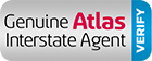 Geniune Atlas Interstate Agent logo